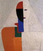 Kasimir Malevich Half-length of Female oil